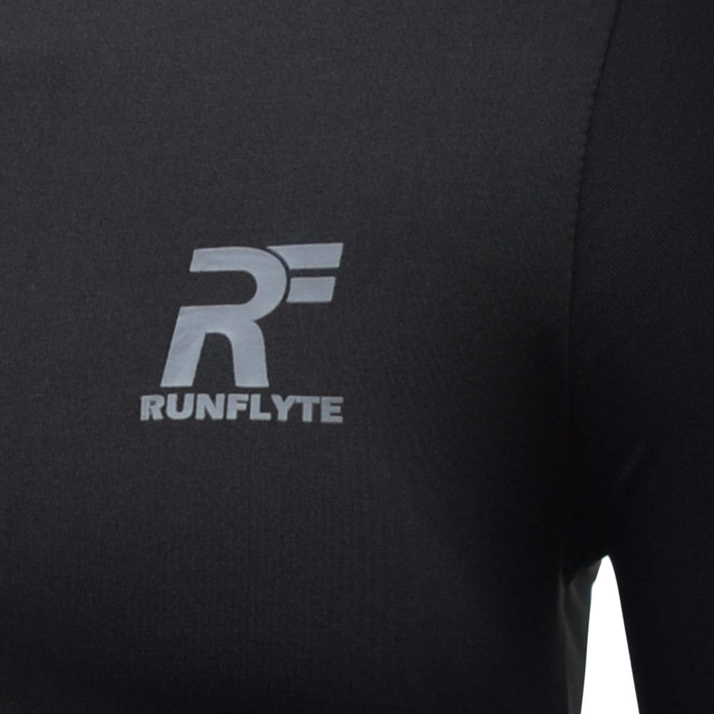 RunFlyte Men\'s Basics Short Athletic Moisture T-Shirt Sleeve Wicking