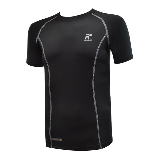 RunFlyte Men's Flyte Compression Short Sleeve Moisture Wicking T-Shirt - RunFlyte