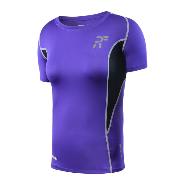 RunFlyte Women's Swarna Flow Short Sleeve T-Shirt - RunFlyte